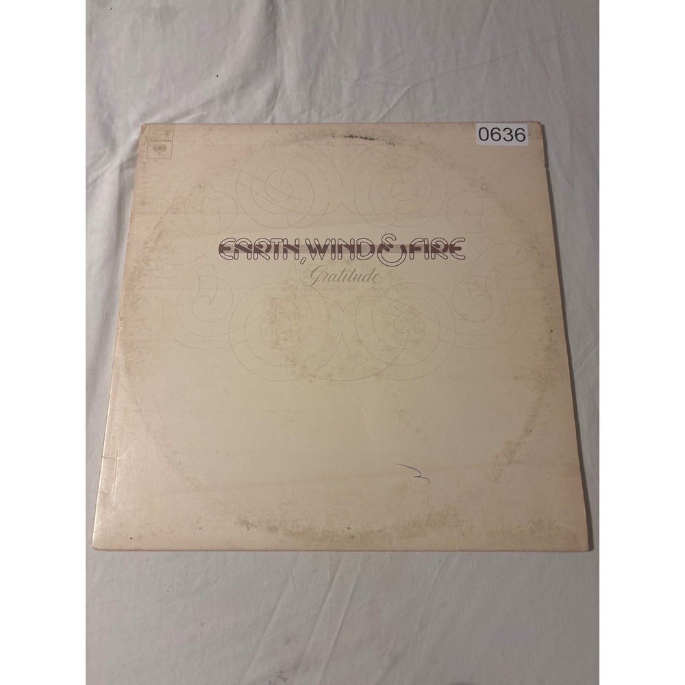 Earth Wind & Fire Gratitude Vinyl LP 12 Inch 1975 Good Gatefold Funk Soul 2LP